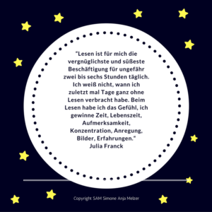 Nur eines ist vergnüglicher als abends im Bett, vor dem Einschlafen, noch ein Buch zu lesen – und das ist morgens, statt aufzustehen, noch ein Stündchen im Bett zu lesen.(Rose Macaulay ) (6)